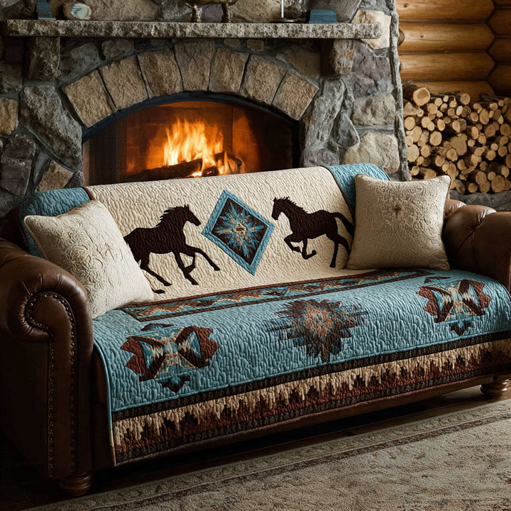 Hest Himmel Quilted Sofa Dække NCU0DK11510