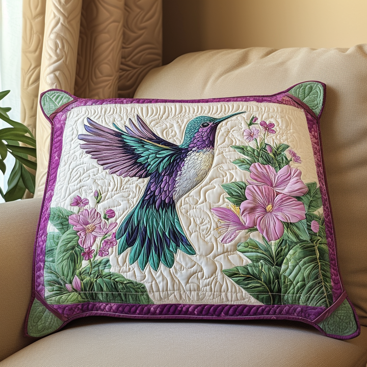 Hummingbird Glow Quiltet Sengetøj Pudevar NCU0DK7884