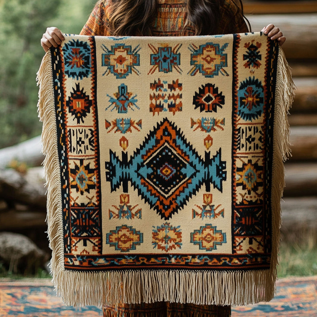 Indigenous Soul Woven Sofa Blanket NCU0PT4890
