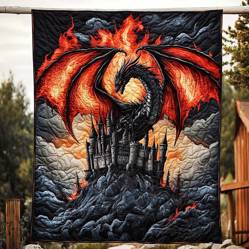 Inferno Guardian Quiltet Tæppe NCU0NT872