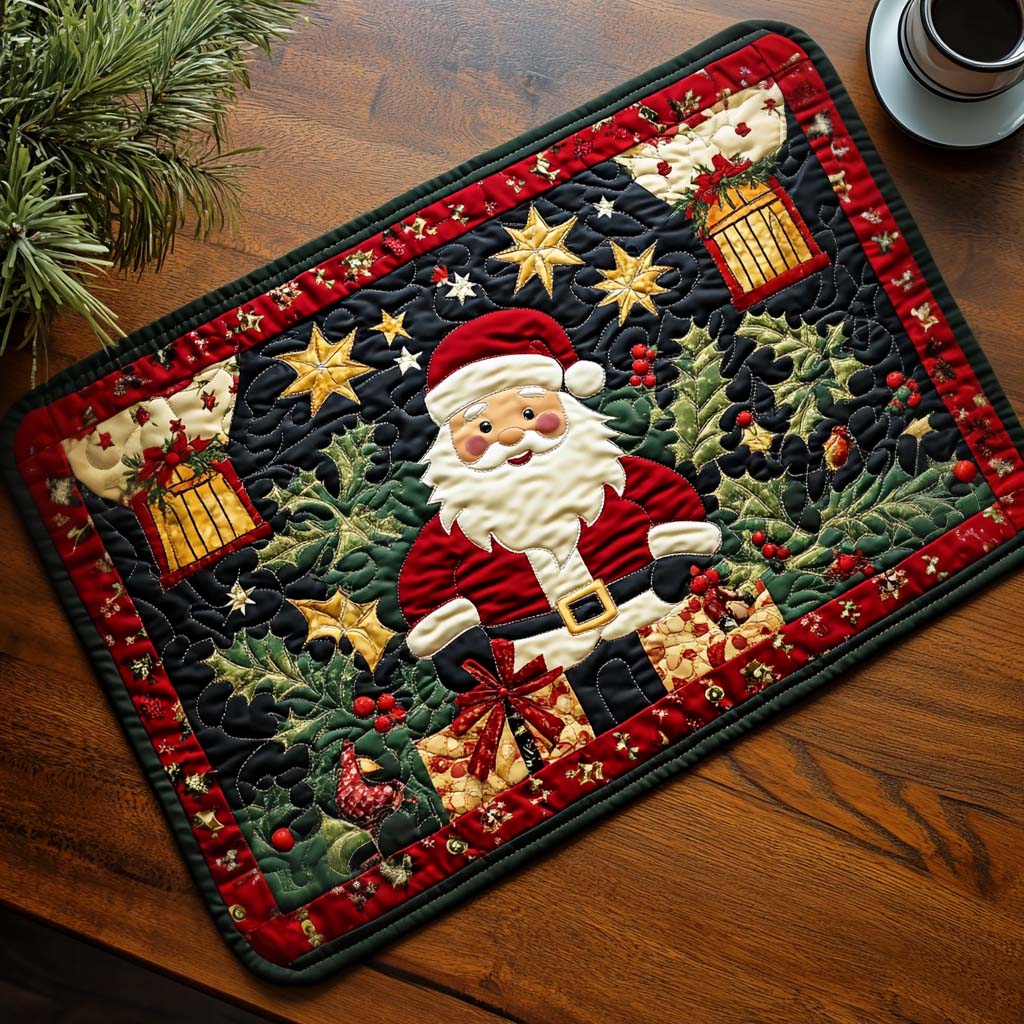 Jolly Santa Quiltet Bordskåner NCU0NT819
