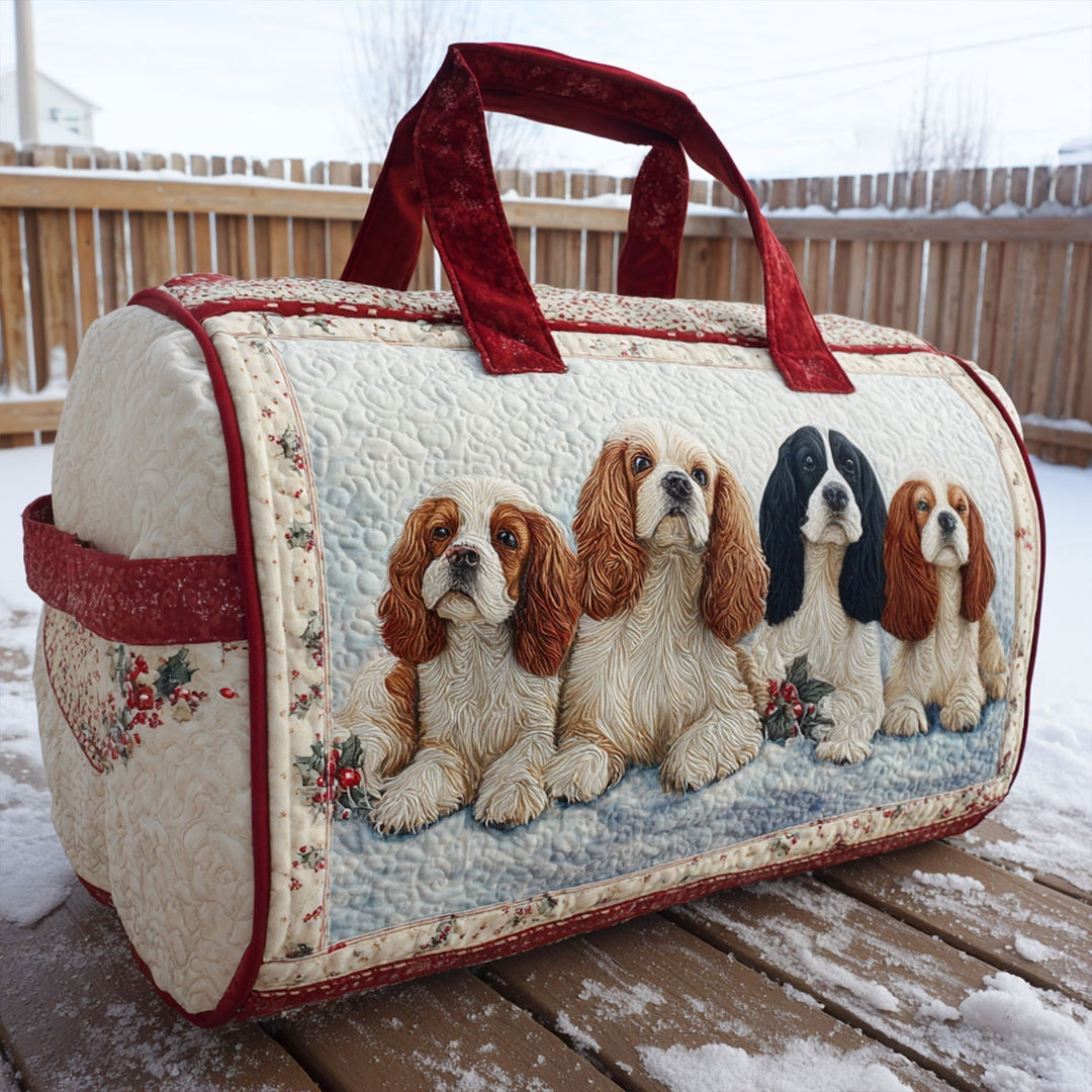 Glade Spaniel Quiltet Duffle Bag NCU0PT9333