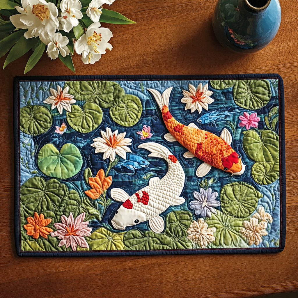 Koi Dream Quiltet Bordskåner NCU0DK7886