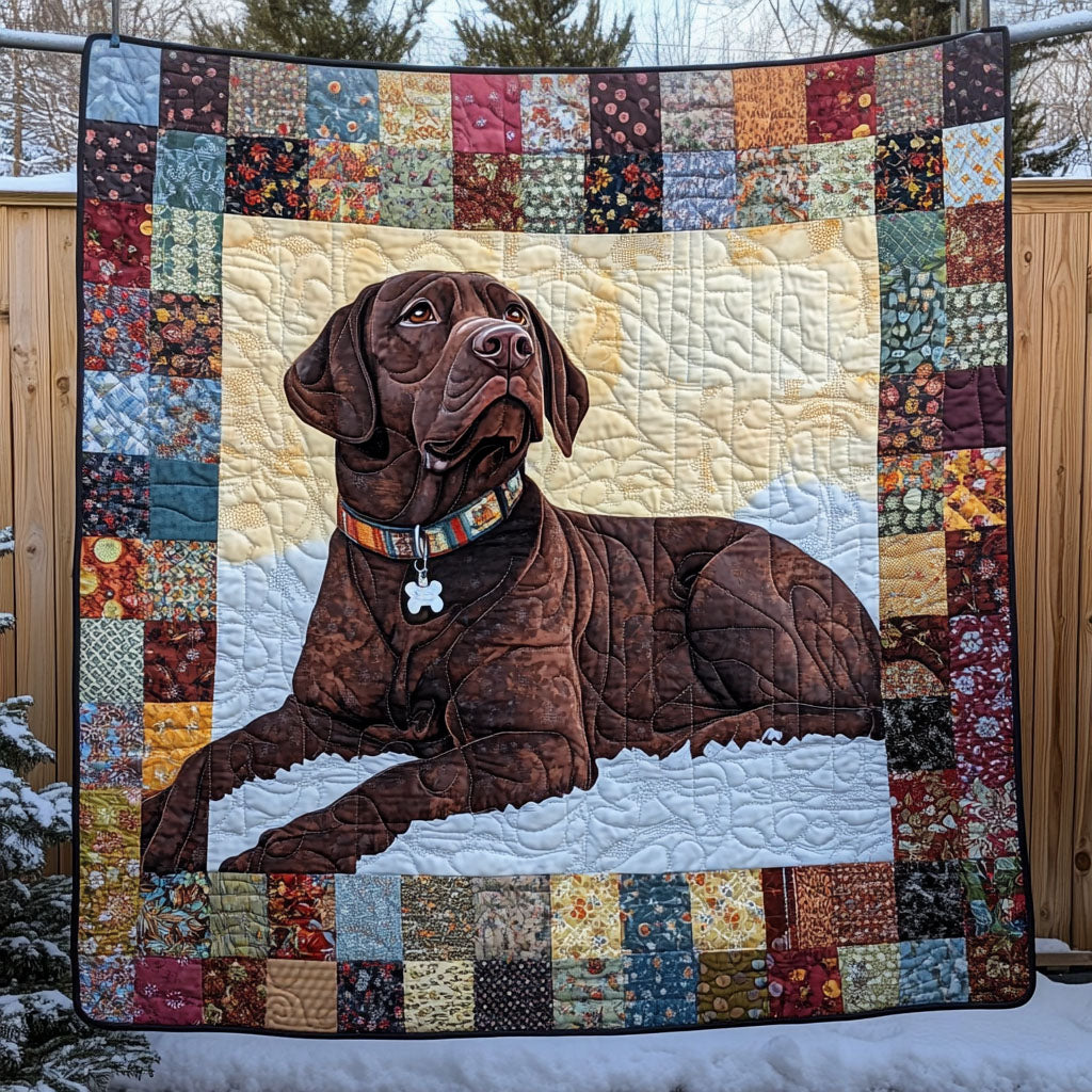 Labrador Joy Quiltet Tæppe NCU0PT1431