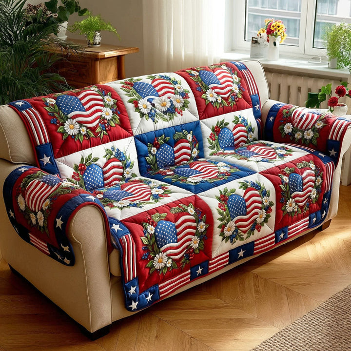 Liberty Bloom Quiltet Sofapude NCU0TD2260