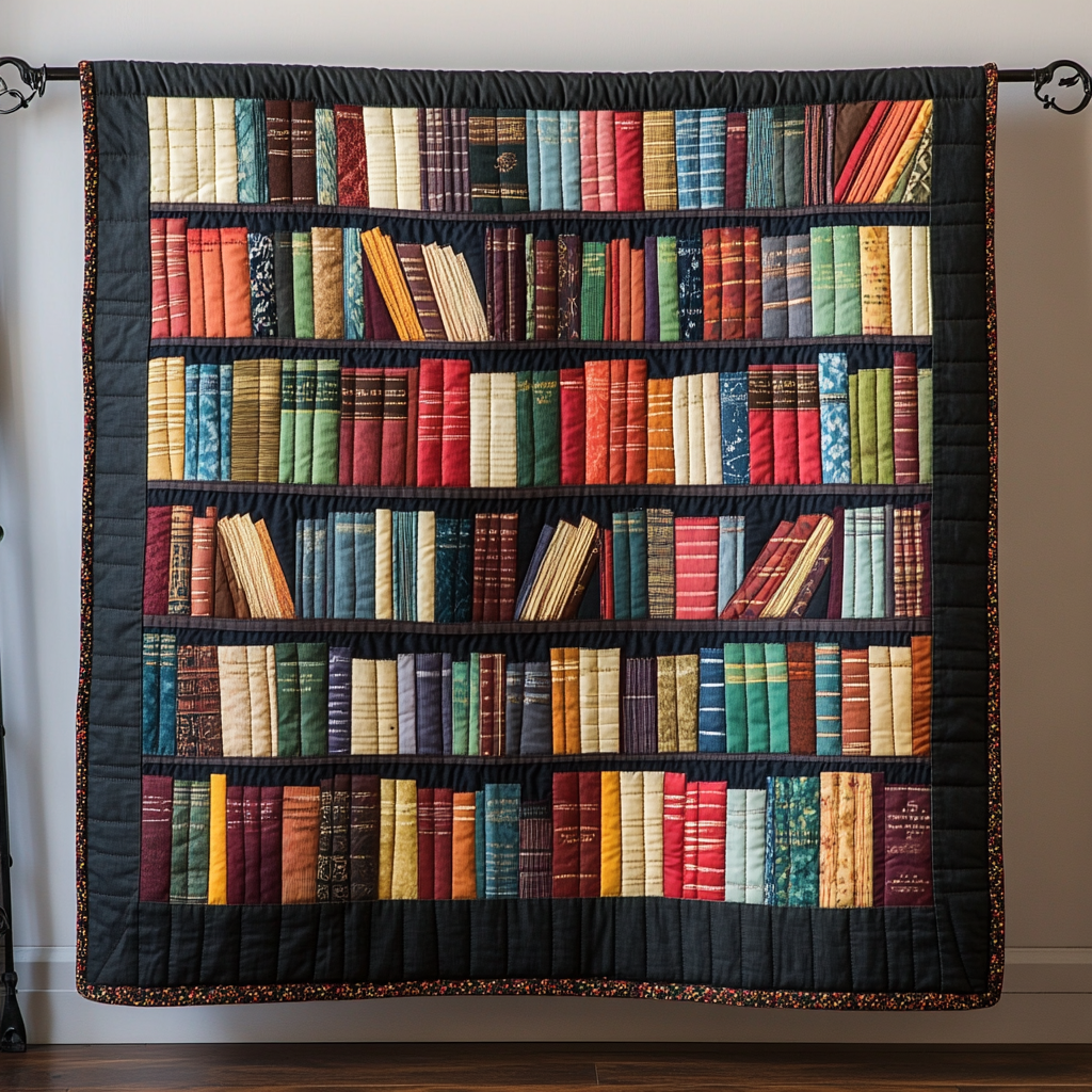 Litterært Hjem Quilted Tæppe NCU0DK5147