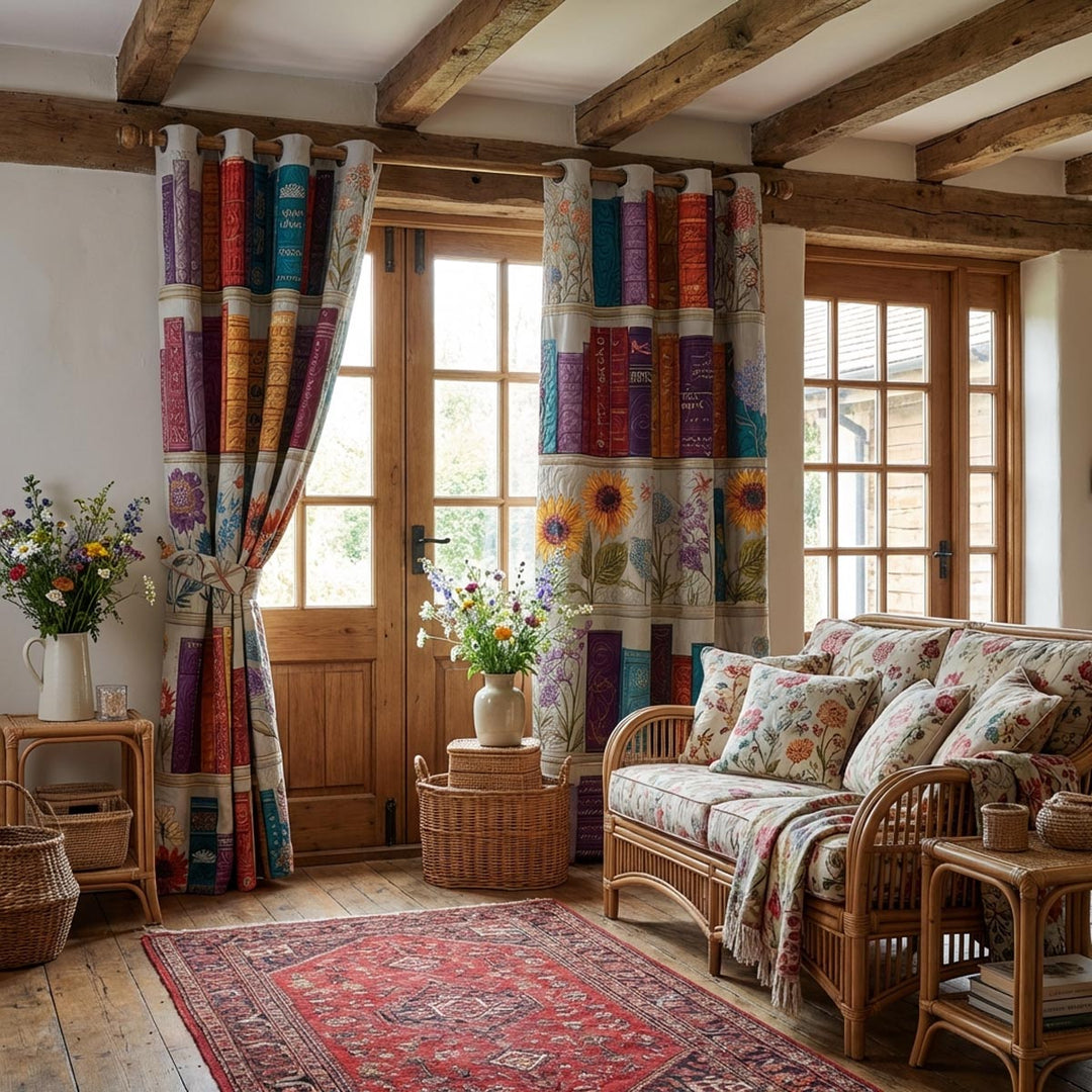 Litterær Hjem Quilted Gardiner NCU0DV9377