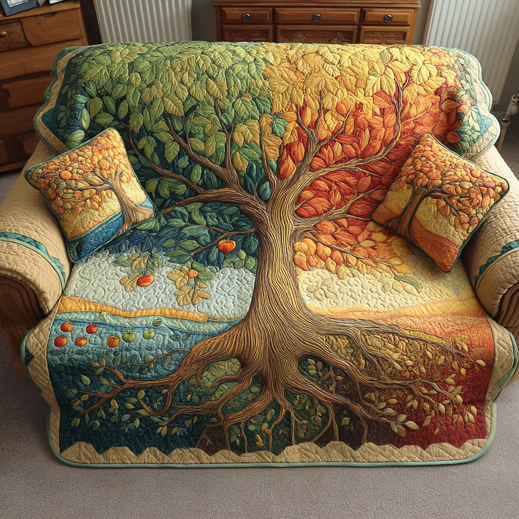Livets Træ Quilted Sofa Betræk NCU0VT370
