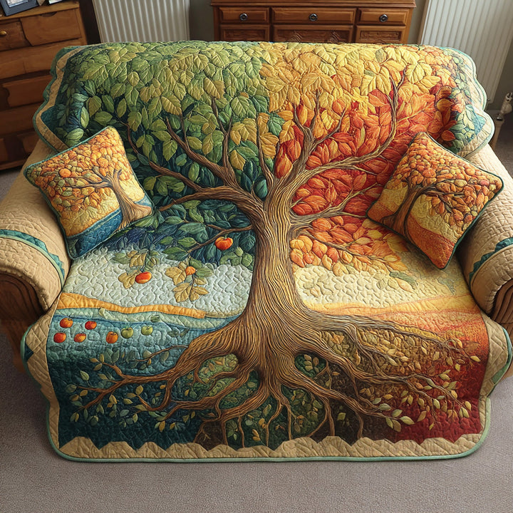 Livets Træ Quilted Sofa Betræk NCU0VT370
