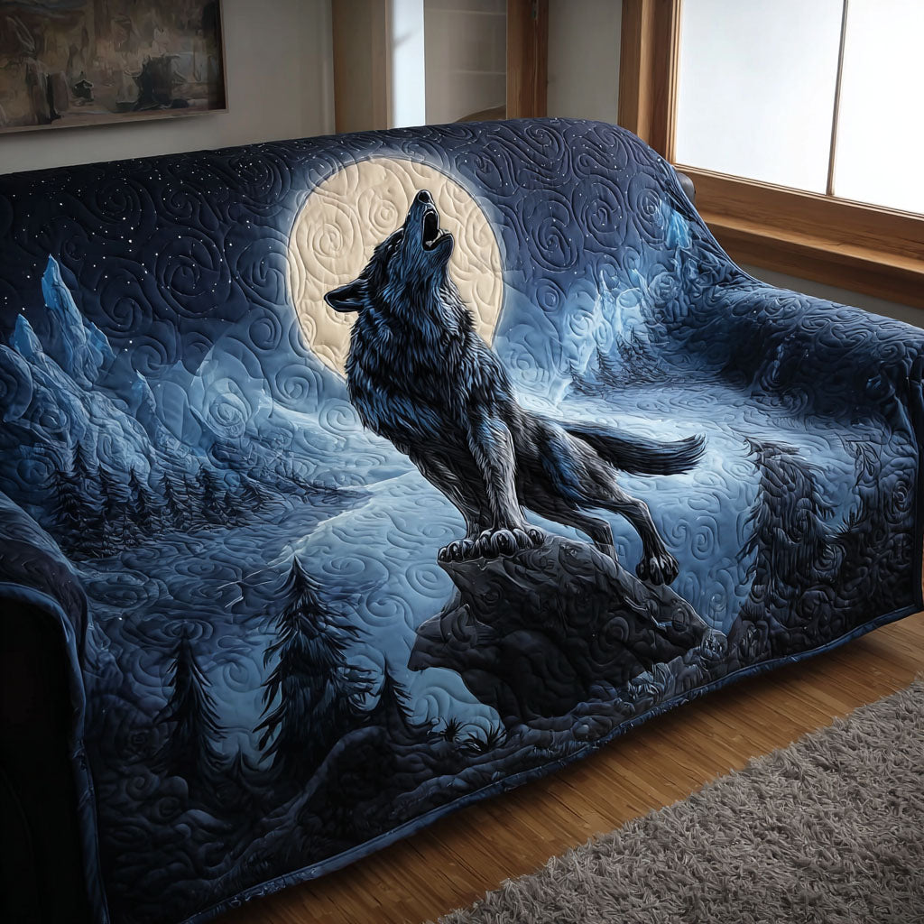 Wolf Quilted Sofa Cover NCU0VT328