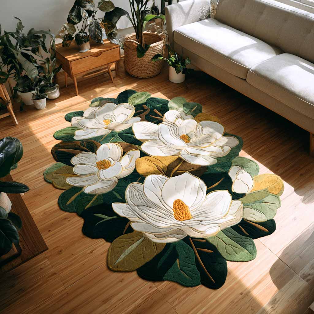 Magnolia Bloom Specialformet Tæppe NCU0XD2710