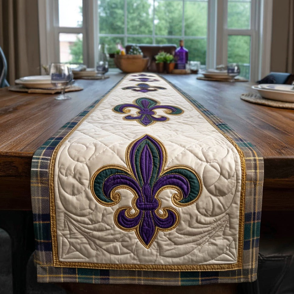 Mardi Gras Quiltet Bordløber NCU0VT372