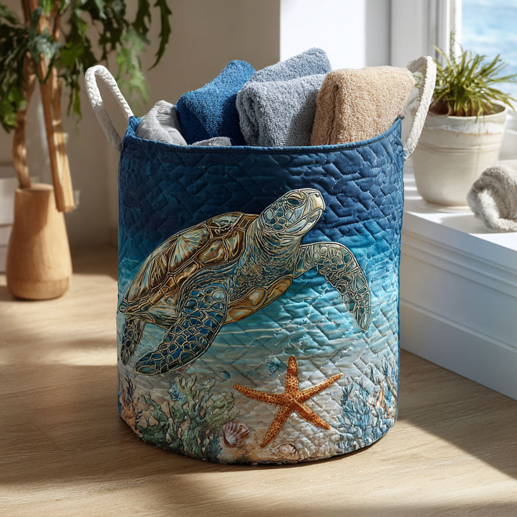 Maritime Mood Quiltet Vasketøjskurv NCU0PTT905