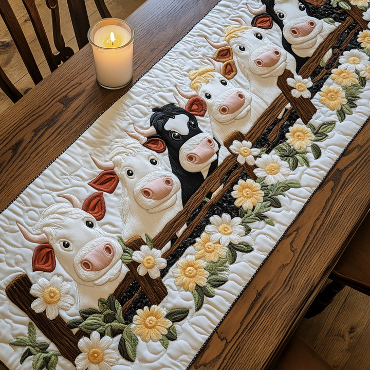 Eng Moo Quilted Table Runner NCU0VH4301