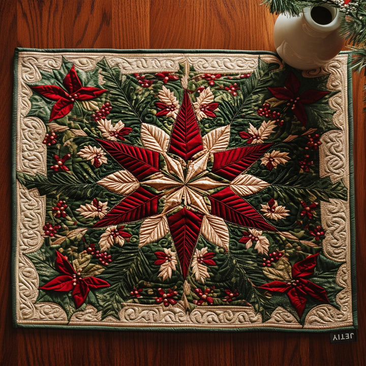 Glade Blomster Quilted Bordskåner NCU0PT2211