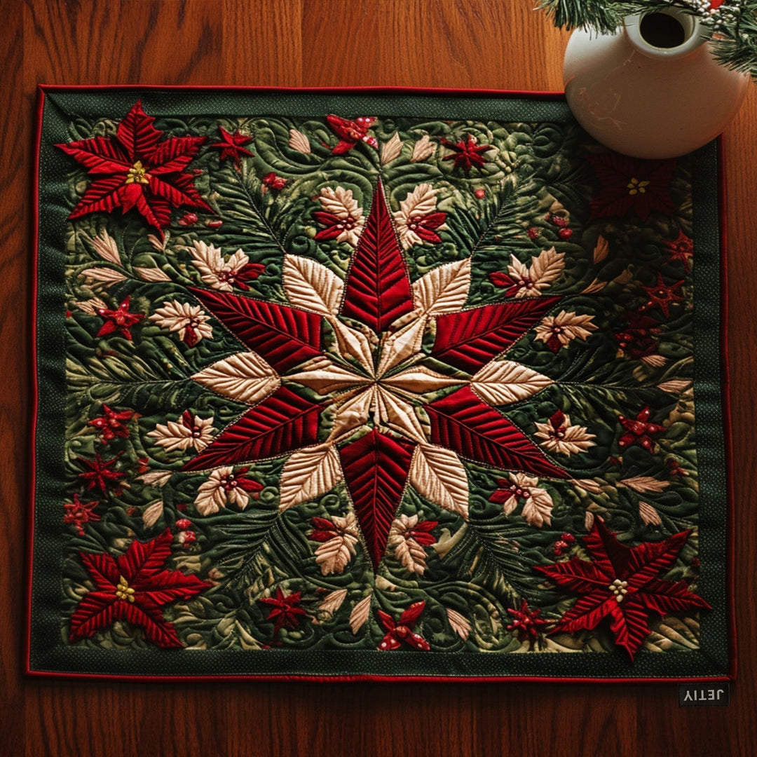 Glade Blomster Quilted Bordskåner NCU0PT2211