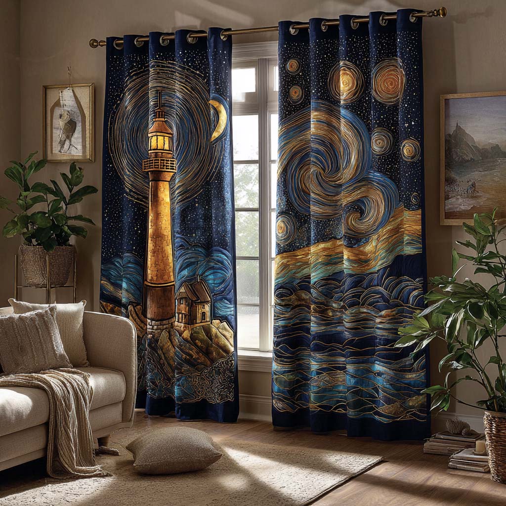 Midnat Fyrtårn Quilted Gardiner NCU0HH1774