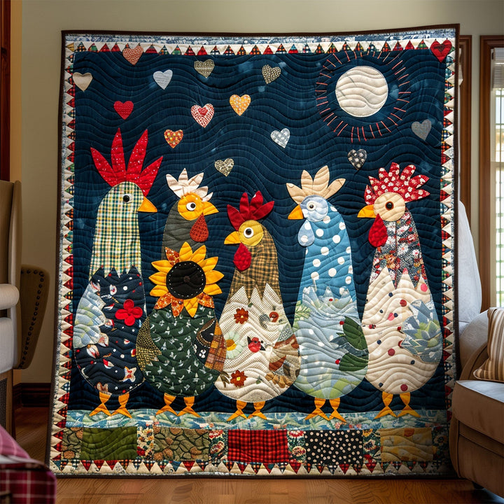 Måneskinnet Haner Kunst Quilt Hængende NCU0TH1567