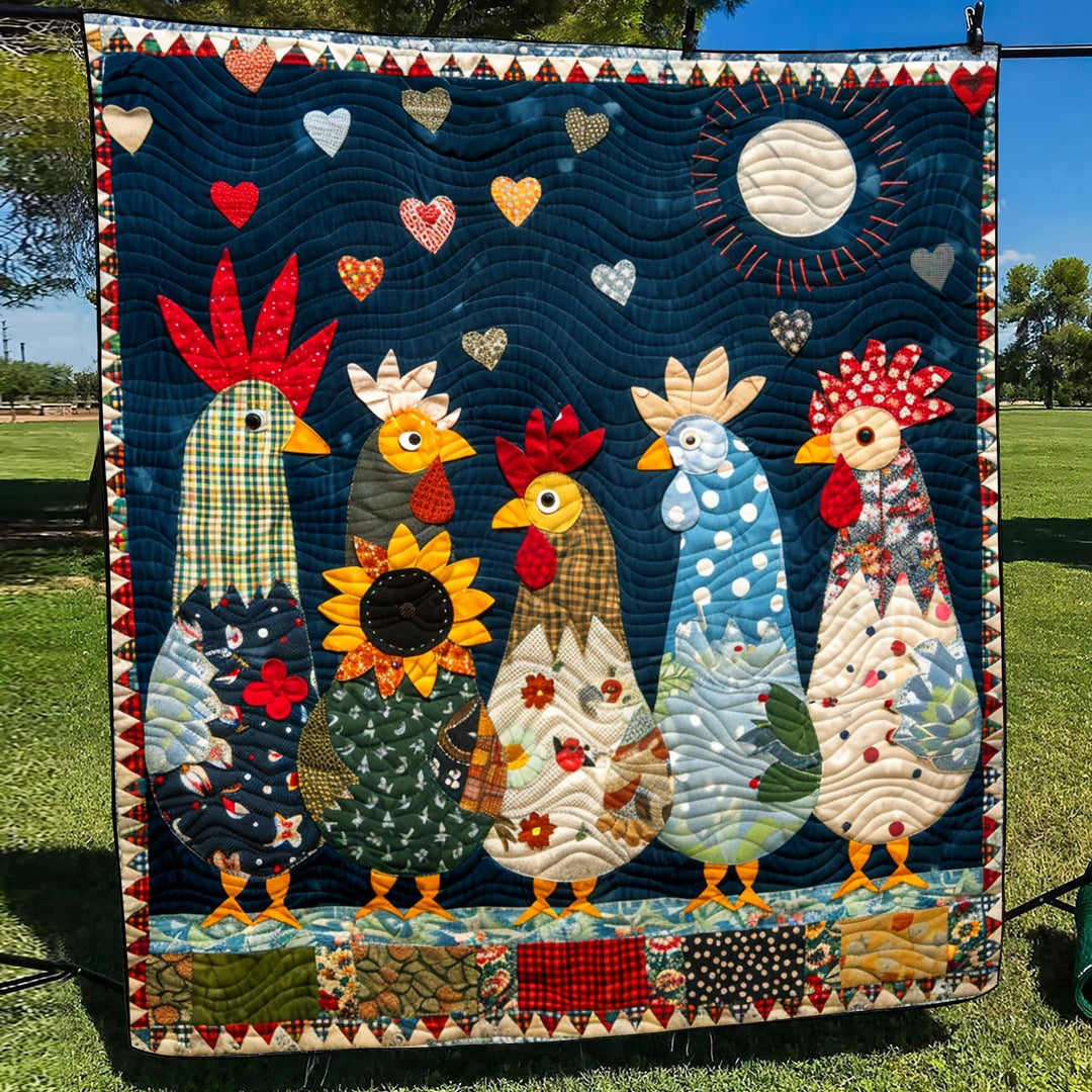 Måneskinnet Haner Kunst Quilt Hængende NCU0TH1567
