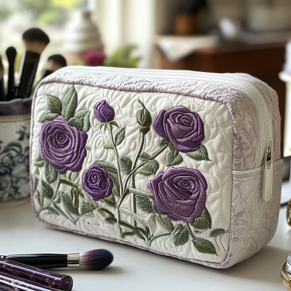 Måneskin Blomster Quiltet Makeup Taske NCU0DV7743
