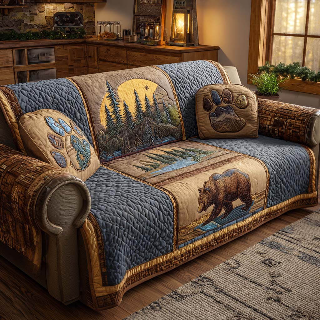 Bjørn Quiltet Sofa Dæk NCU0VT332