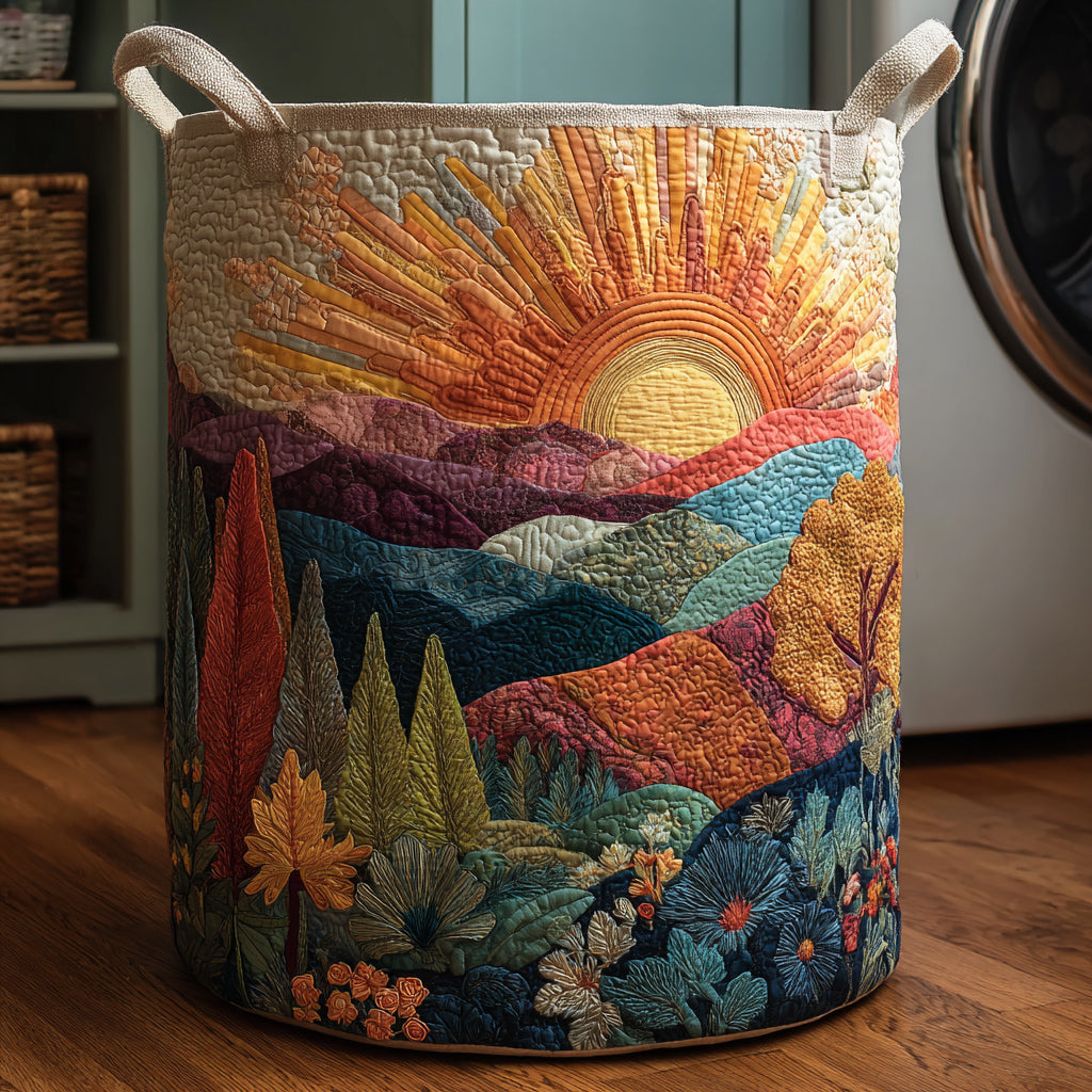 Mountain Sun Quiltet Vasketøjskurv NCU0HNH106