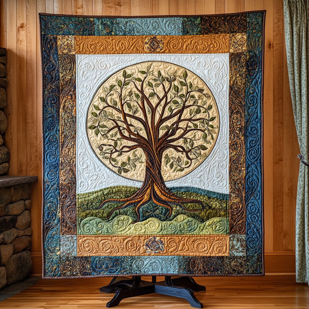 Mystiske Rødder Kunst Quilt Ophæng NCU0PT3286