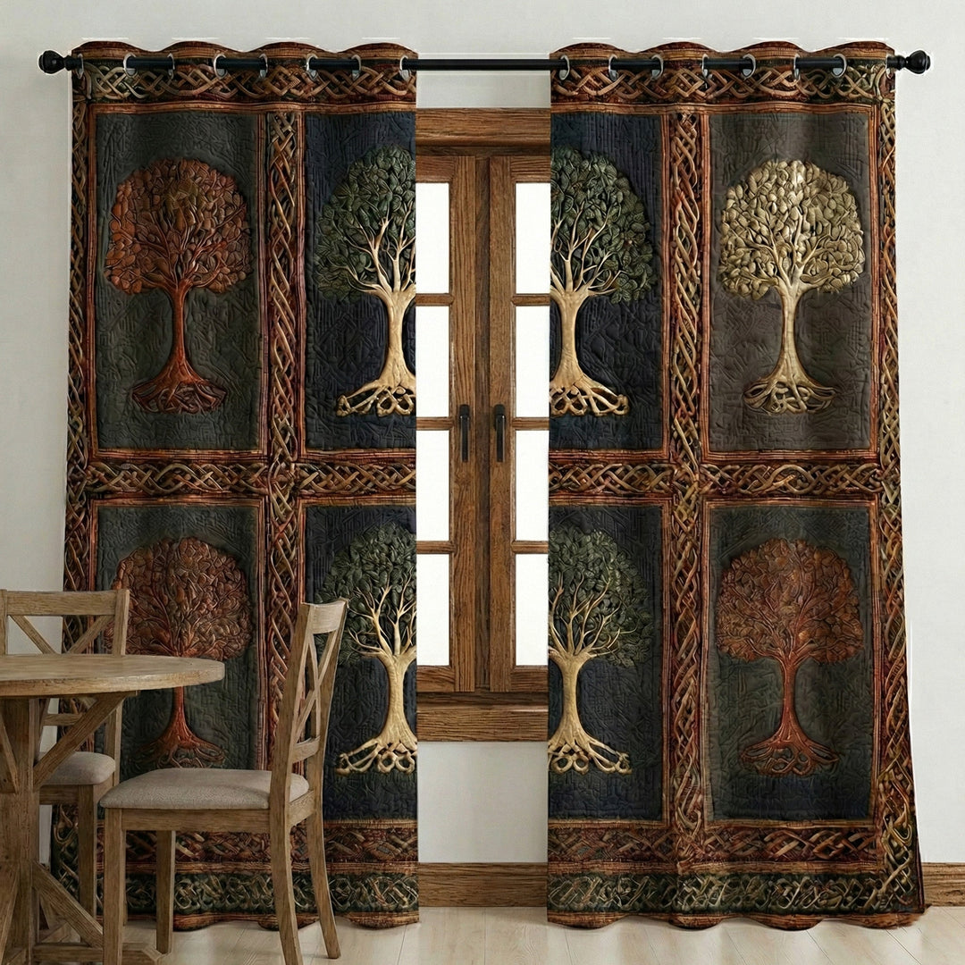 Natur Rødder Quilted Gardiner NCU0NT11846