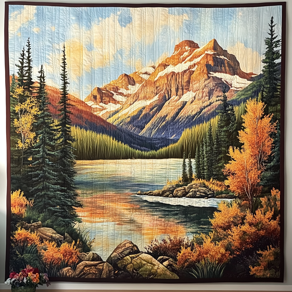 Naturens Majestæt Kunst Quilt Ophæng NCU0TL966