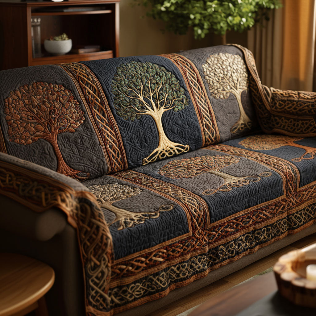 Livets Træ Quilted Sofa Cover NCU0VT368