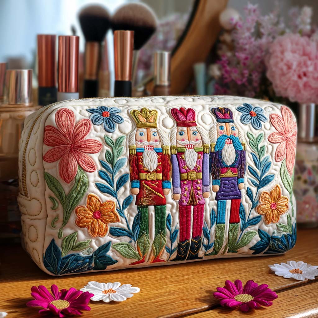Nøddeknækker Charm Quiltet Makeup Taske NCU0PT9506