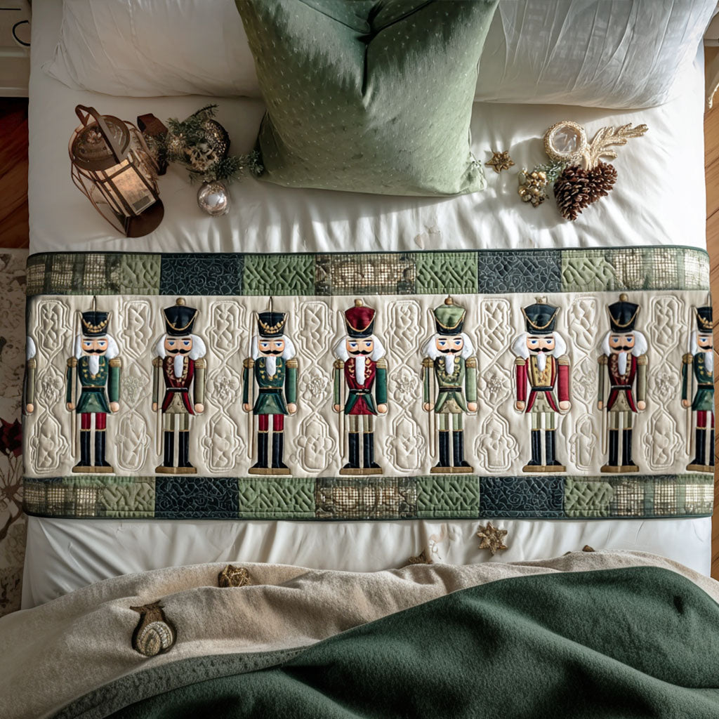 Nøddeknækker Række Quilted Bed Runner NCU0PT9161
