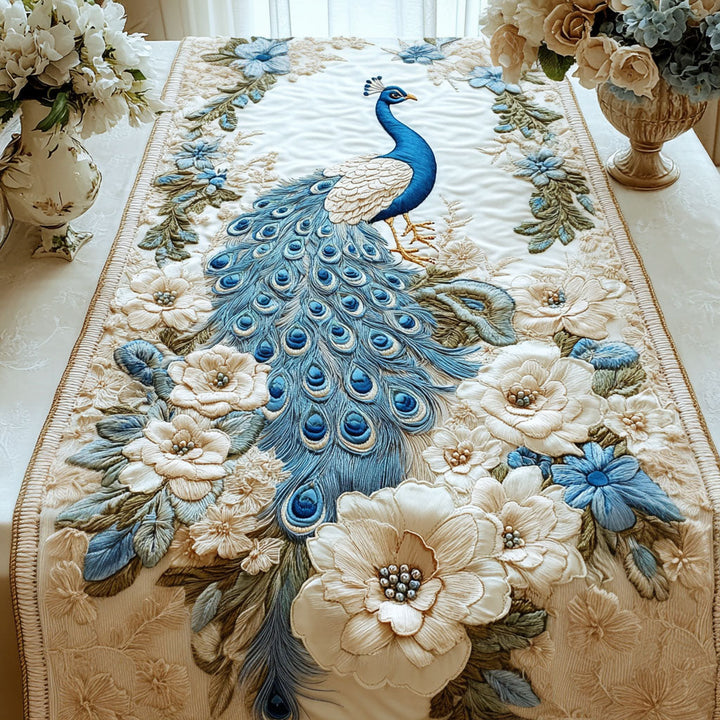 Påfugleblomst Quilted Table Runner NCU0NT3622