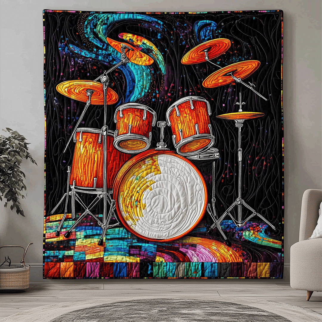 Percussion Passion Quiltet Tæppe NCU0TH2376