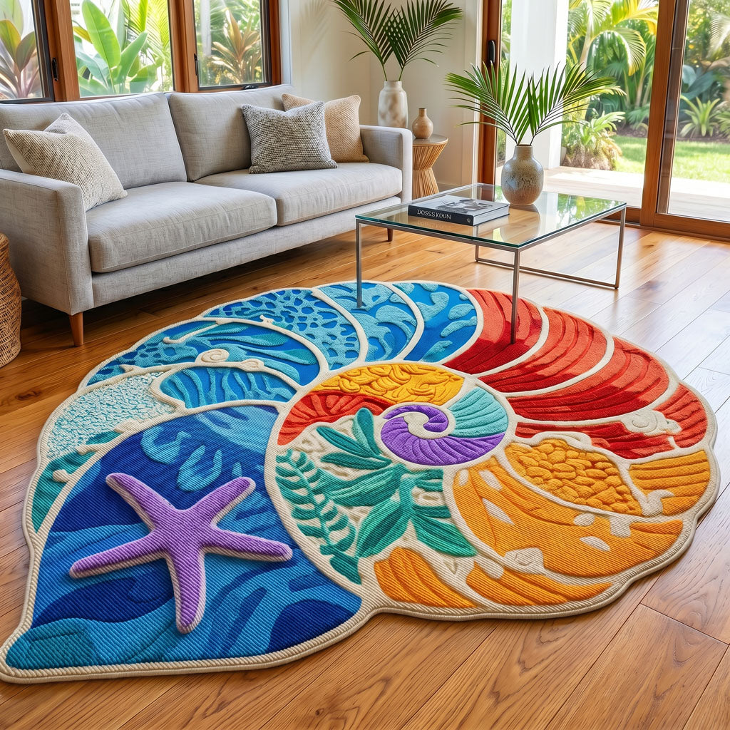 Petal Medallion Tilpasset Form Område Tæppe NCU0PT11684
