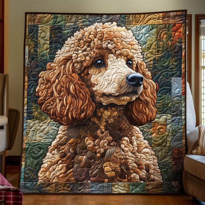 Poodle Parade Quiltet Tæppe NCU0DK1059