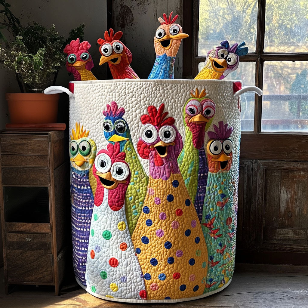 Fugleparade Quilted Vasketøjskurv NCU0PTT785