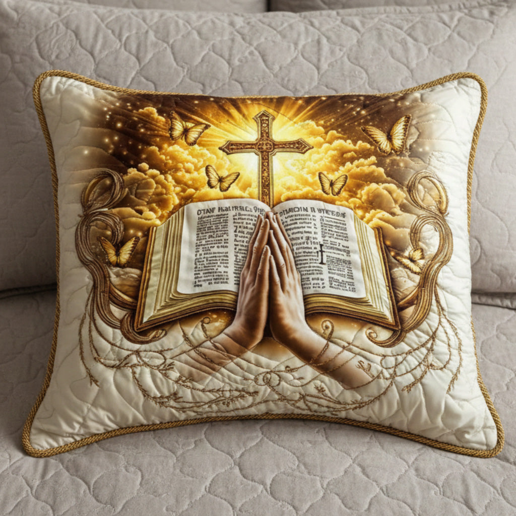 Bøn og Skrift Quilted Sengetøj Pudevår NCU0NT7821