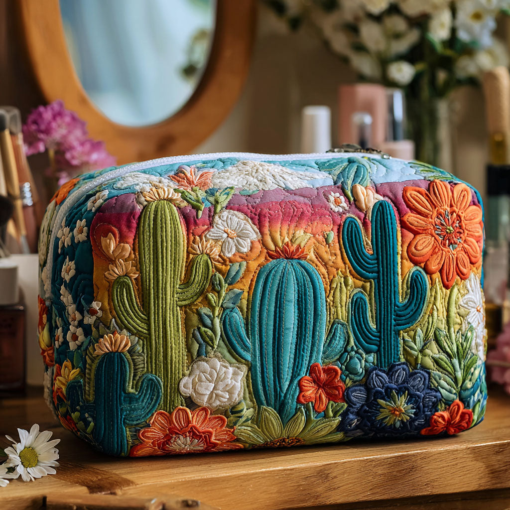 Stikkende Fantasi Quilted Makeup Taske NCU0PT9629