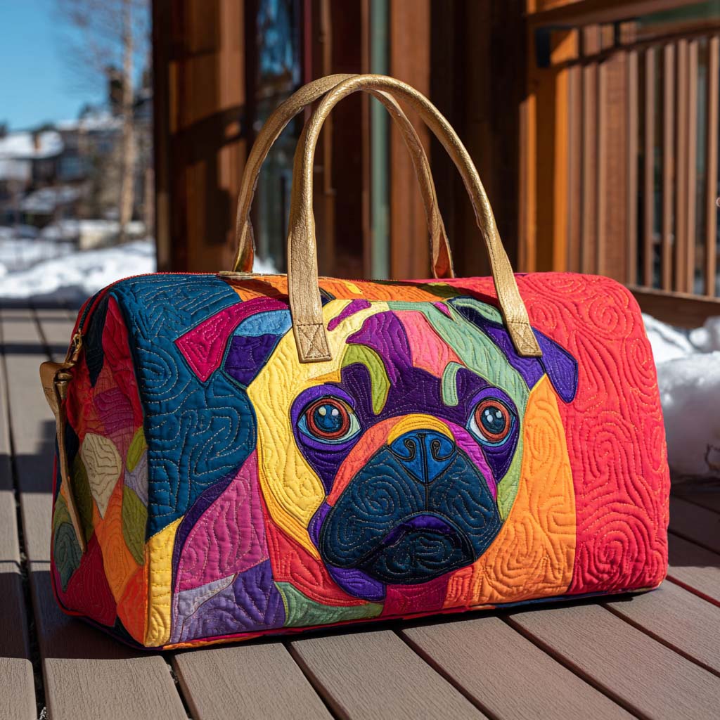 Puglet Joy Quiltet Duffle Bag NCU0PT9562