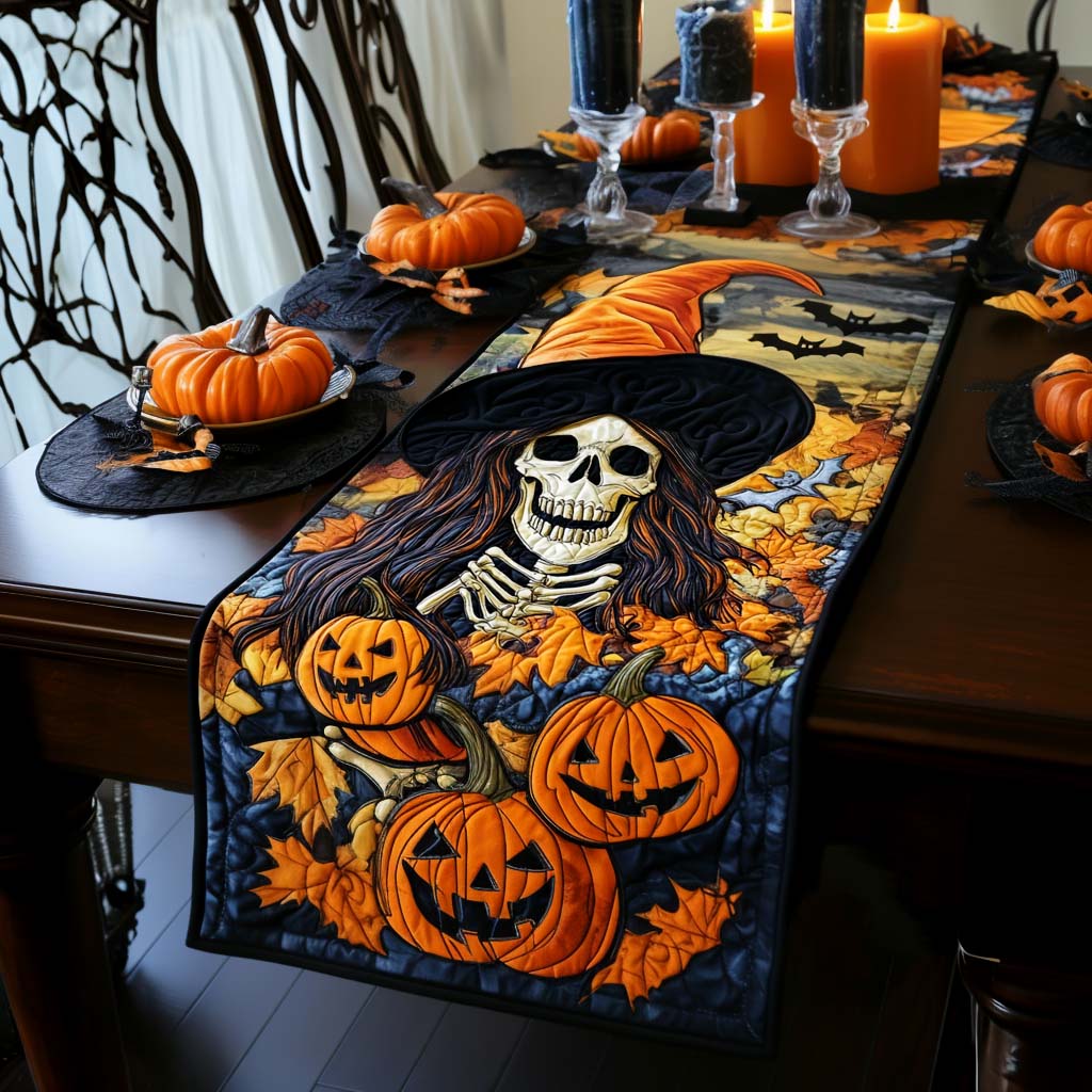 Halloween Quiltet Bordløber NCU0VT33