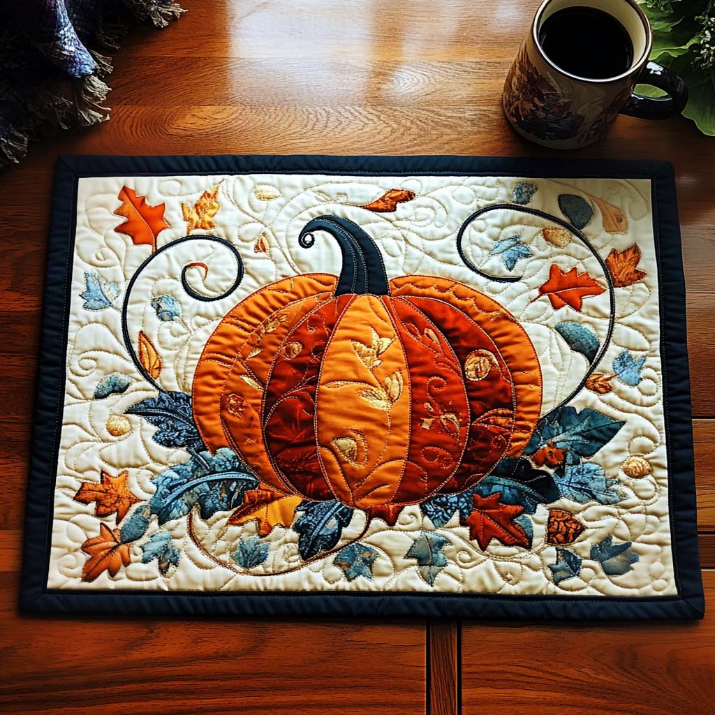 Græskar Tapestry Quilted Bordskåner NCU0NT1439