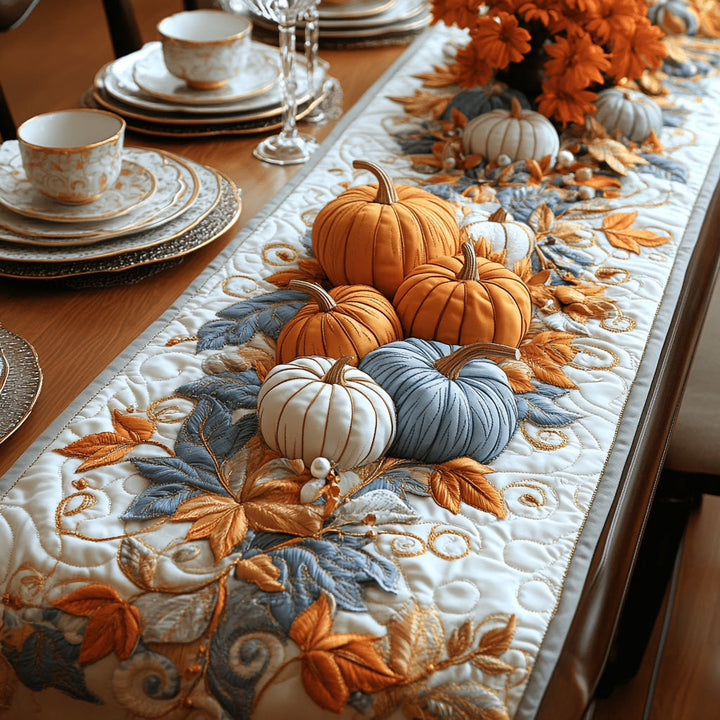 Græskar Ønsker Quilted Bordløber NCU0DV7116