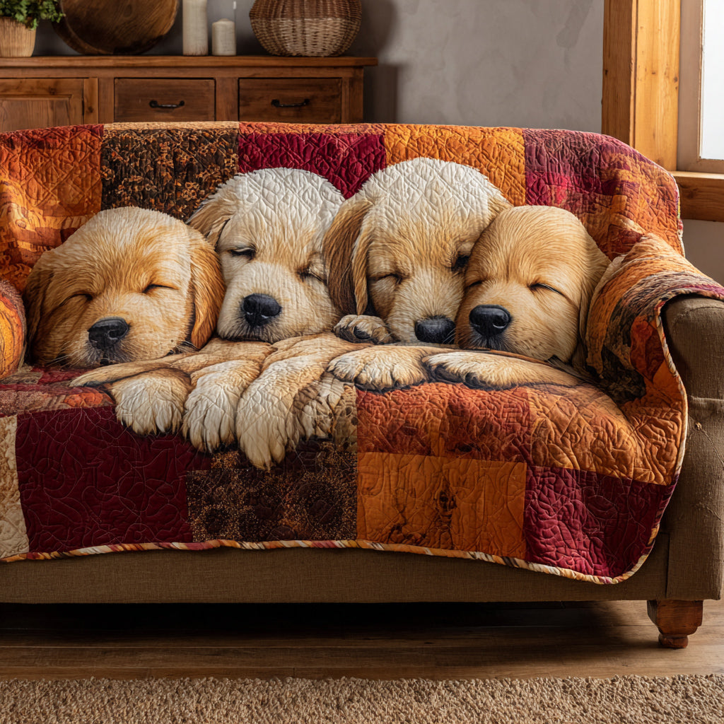 Valpe Golden Retriever Vatteret Sofadække NCU0HH984