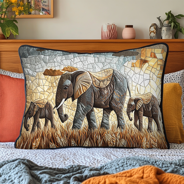 Elephant Dreams Quiltet Sengetøj Pudevår NCU0VH4468