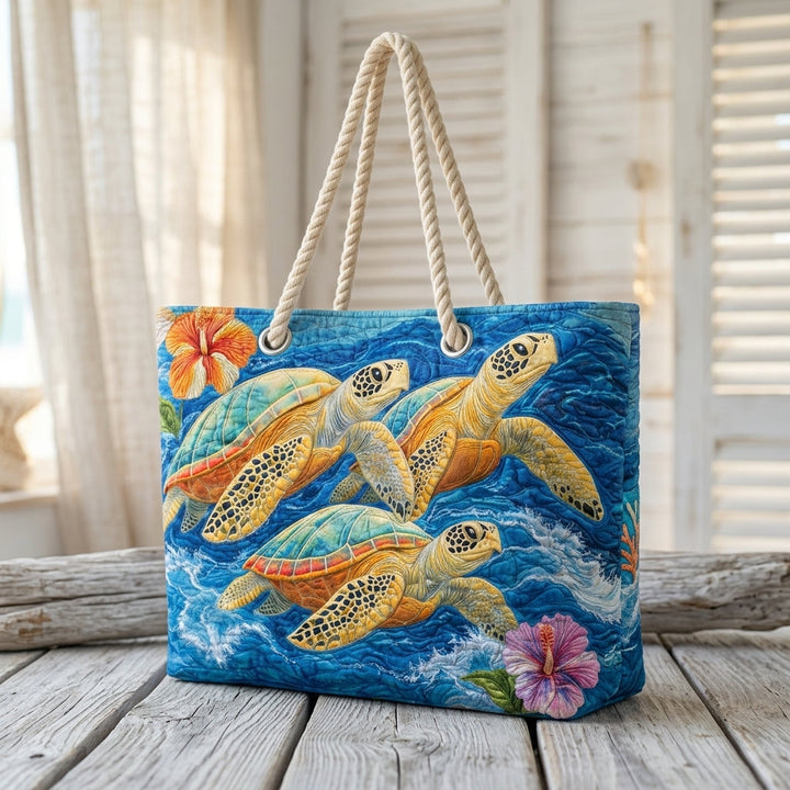Strandtaske - Havskildpadde