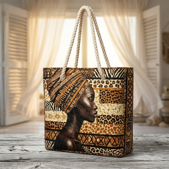 Strandtaske - Dronning af Melanin