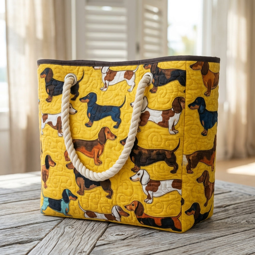 Strandtaske - Dachshund