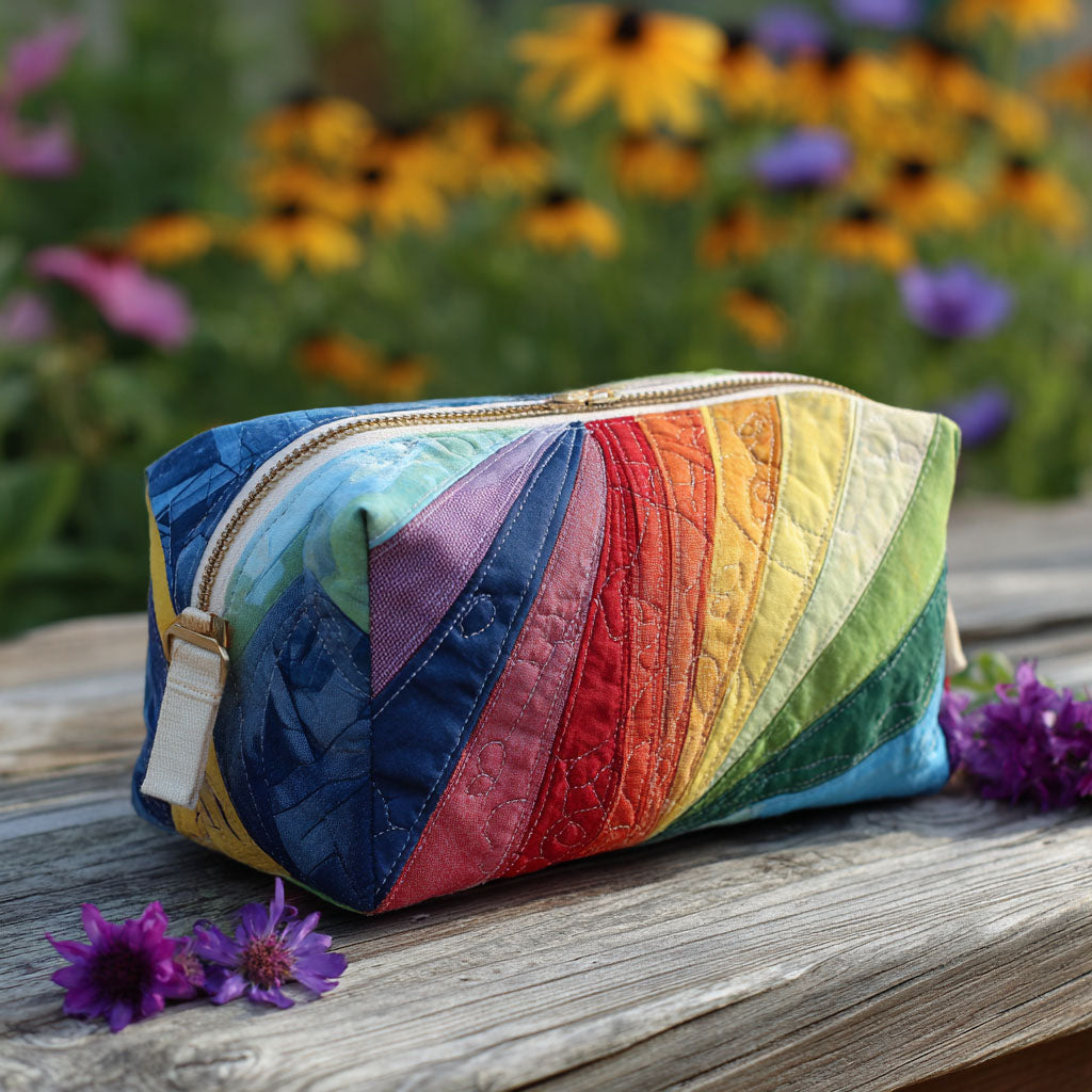 Regnbue Flow Quilted Makeup Taske NCU0PT9294