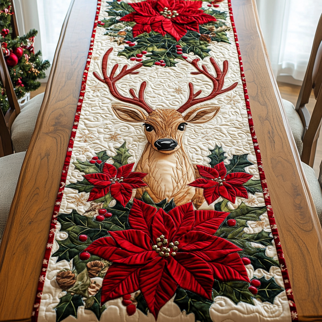 Rensdyrsleigh Tur Quilted Bordløber NCU0DK1421